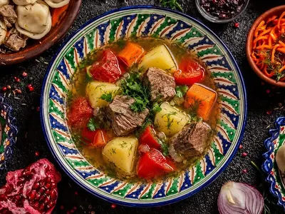 Шурпа с говядиной