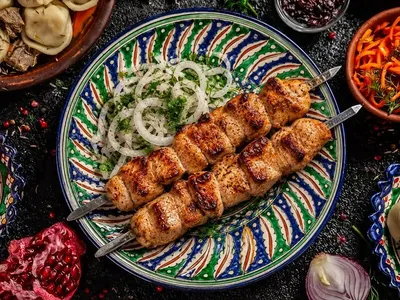 Шашлык из куриного филе